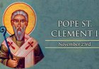 പരിശുദ്ധ സഭയിൽ ഇന്ന് (നവം 23)  മോർ ക്ലമന്റ് ഒന്നാമൻ മാര്‍പാപ്പായുടെ ഒർമ്മ.