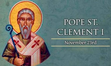 പരിശുദ്ധ സഭയിൽ ഇന്ന് (നവം 23)  മോർ ക്ലമന്റ് ഒന്നാമൻ മാര്‍പാപ്പായുടെ ഒർമ്മ.