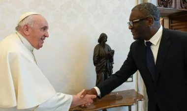 സമാധാനത്തിനുള്ള നോബേല്‍ പുരസ്കാര ജേതാവുമായ ഡെനിസ് മുക്വേഗേയുമായി പാപ്പ കൂടിക്കാഴ്ച നടത്തി.