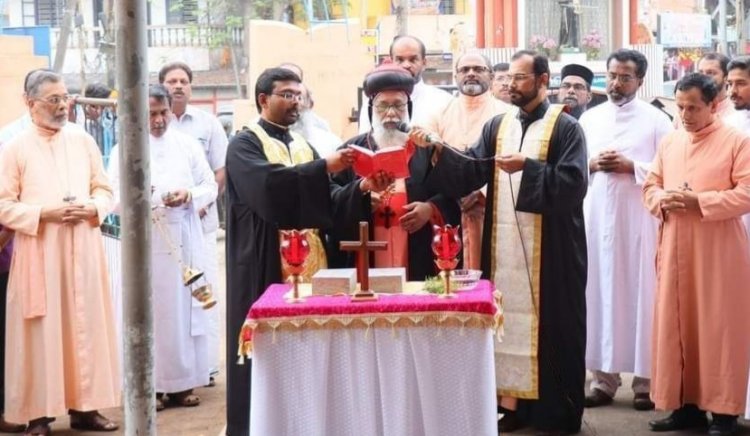 ദൈവാലയത്തിന്റെ ഹൈക്കലായുടെ ശിലാസ്ഥാപന കർമ്മം അത്യഭിവന്ദ്യ കർദ്ദിനാൾ ബസേലിയോസ് ക്ലീമിസ് കാതോലിക്കാ ബാവ തിരുമനസ്സുകൊണ്ട് നിർവഹിച്ചു.