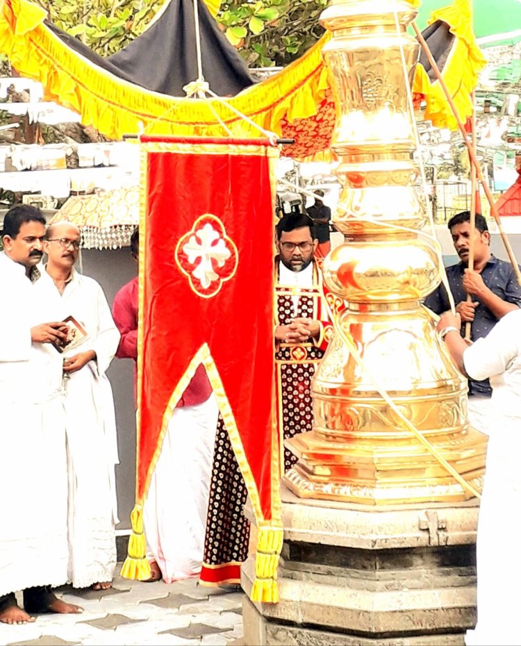 സെൻട്രൽ സെന്റ് ജോസഫ് മലങ്കര സുറിയാനി കത്തോലിക്കാ ദൈവാലയത്തിൽ വി യൗസേപ്പ് പിതാവിന്റെ പെരുന്നാളിന് കൊടിയേറി