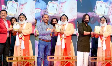 മുസ്തഫ ഹംസ, സിവി പോൾ, സുനിൽ പറക്കടത്തു എന്നിവർക്ക്  കെ.എം.ആർ.എം - പേൾ ജൂബിലി - ബിസിനസ് എക്സെല്ലെൻസ് അവാർഡ്.